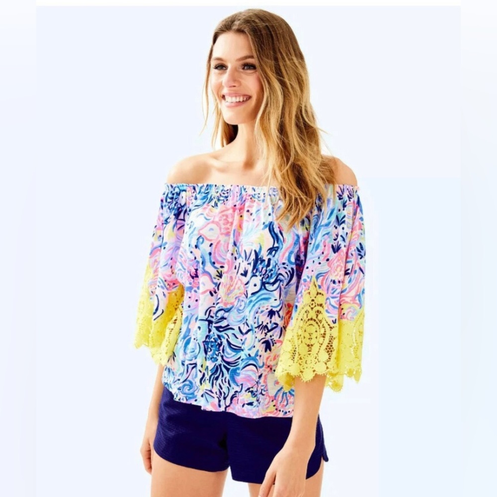 Lilly Pulitzer Zylee Top XL
